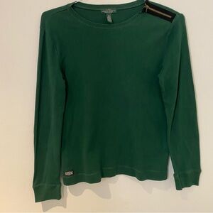 Ralph Lauren Jean Women’s (M) Long Sleeve Top with Zipper and Elbow Patches